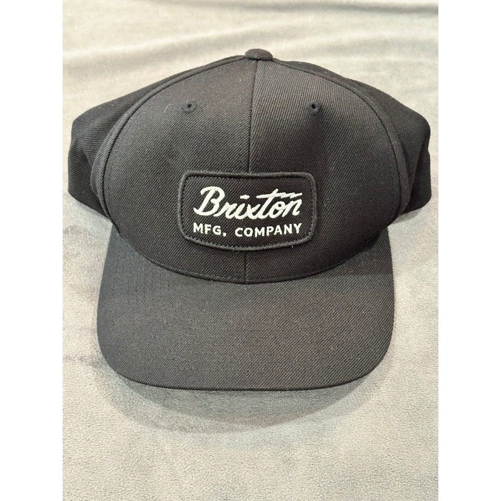 Brixton MFG Company Black Snapback Hat Mens Adjustable Cap
